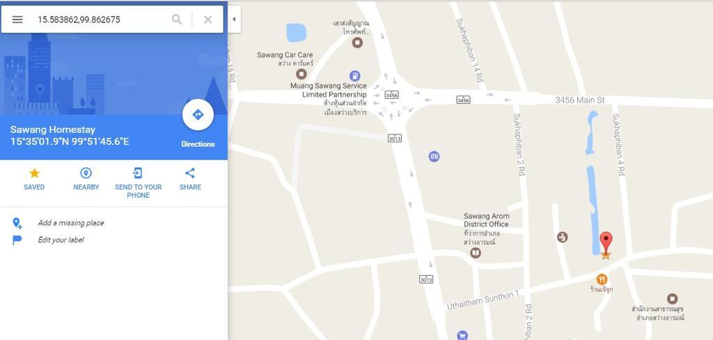 Sawang Guesthouse Ban Sawang Yai Dış mekan fotoğraf